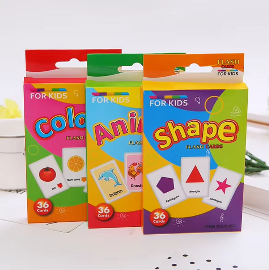 STYLECTRA™ English Animal Flashcards for Kids – Learn & Play