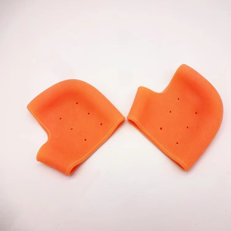 Stylectra™ Premium Silicone Heel Pads – Heel Protector Socks for Cracked Heels, Pain Relief & Comfort