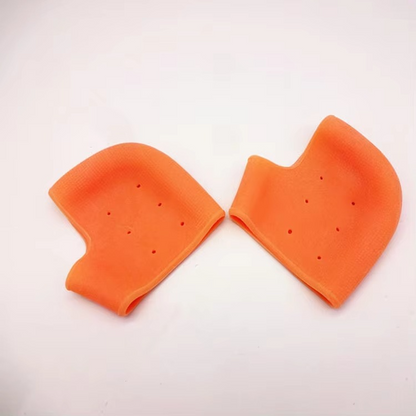 Stylectra™ Premium Silicone Heel Pads – Heel Protector Socks for Cracked Heels, Pain Relief & Comfort