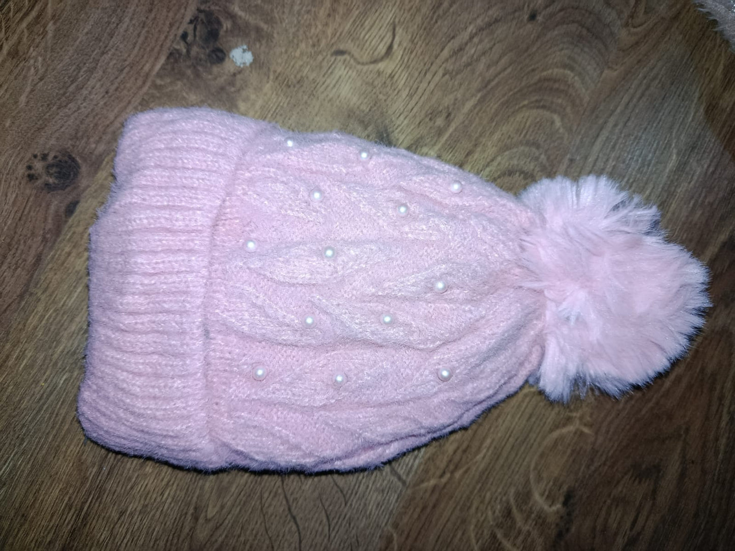 Stylectra™ Girls Woolen Winter Cap – Soft, Warm & Stylish (Minimal Stones | Multiple Colors)