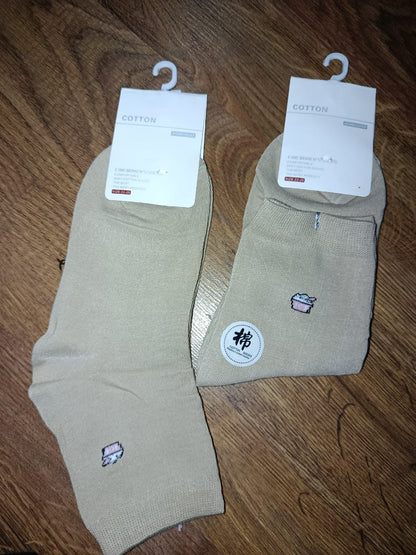 🧦 Stylectra™ Winter Socks – Soft, Warm & Cozy (Light Pastel Colors)