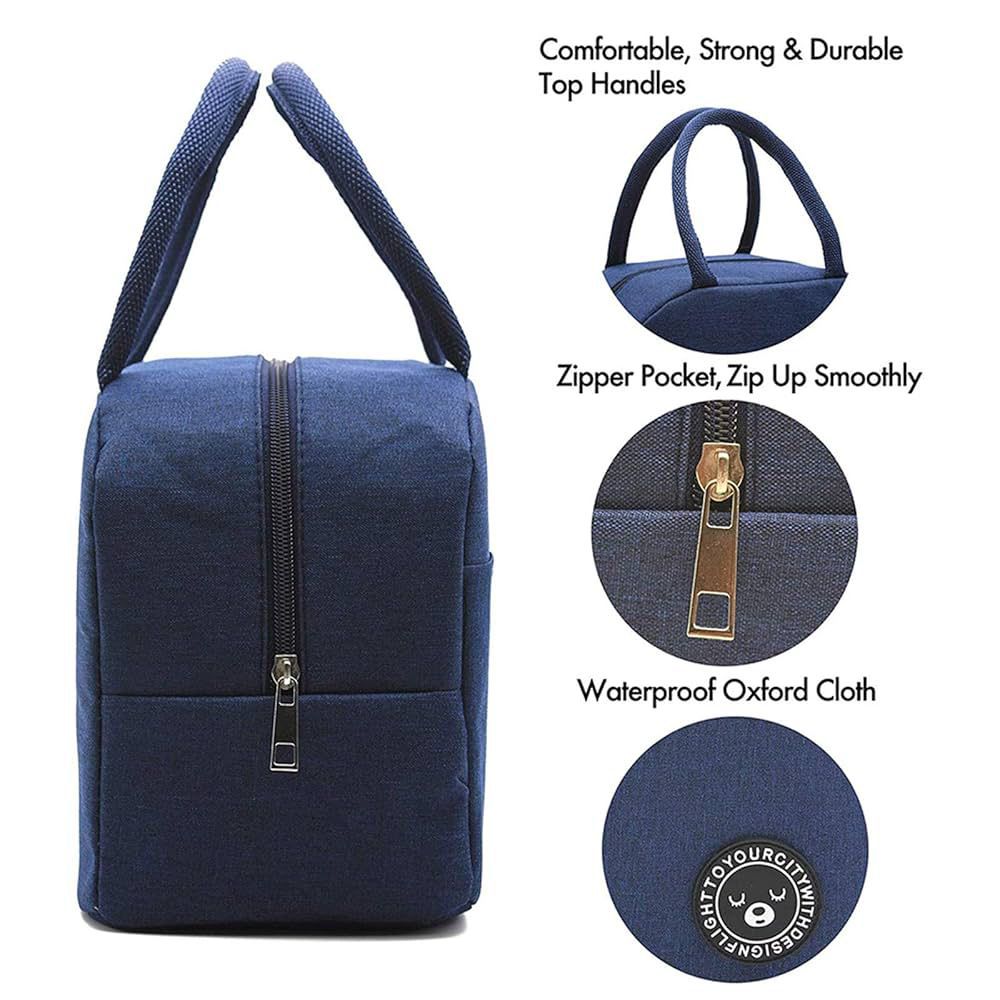 Stylectra™ Insulated Lunch Bag – Portable Thermal Bento Bag for Hot & Cold Food