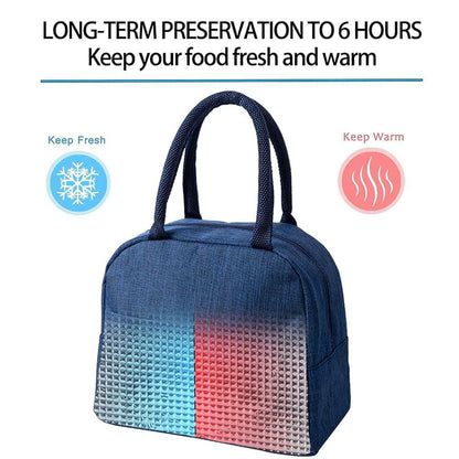 Stylectra™ Insulated Lunch Bag – Portable Thermal Bento Bag for Hot & Cold Food