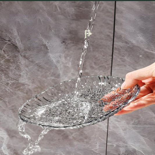 Stylectra™ 8 PCs Acrylic Luxury Mini Plate Set – Elegant Reusable Serving Plates