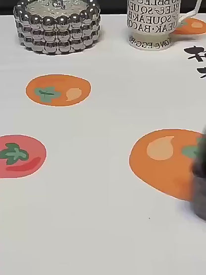 Stylectra™ 8 PCs Acrylic Luxury Mini Plate Set – Elegant Reusable Serving Plates