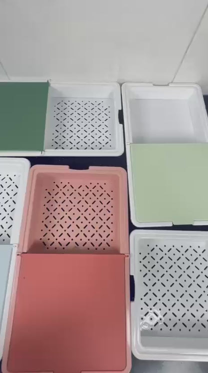 Stylectra™ Chop & Wash | 2-in-1 Folding Cutting Board with Built-in Drain Basket
