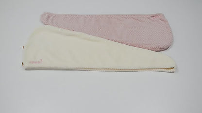 Stylectra™ Hair Towel Wrap | Quick-Dry Microfiber Hair Drying Towel with Button Loop