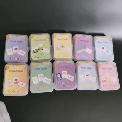 STYLECTRA™ English Animal Flashcards for Kids – Learn & Play