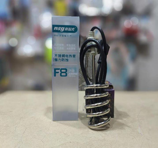 Stylectra™ NSG F8 Electric Water Heating Rod 2000W | Fast & Safe Water Heater for Home Use