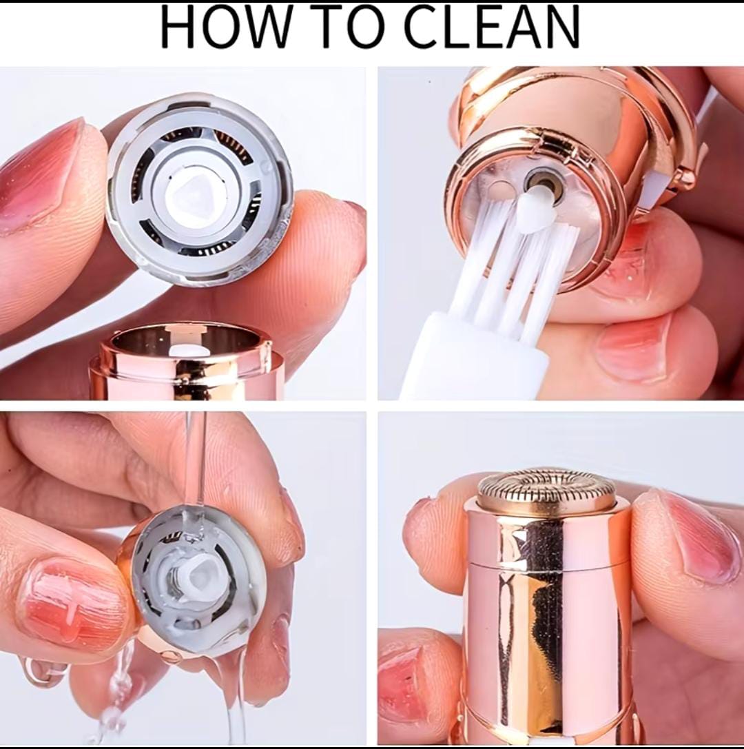 Stylectra™ Flawless Eyebrow & Upper Lip Hair Remover | Rechargeable Precision Trimmer for Women